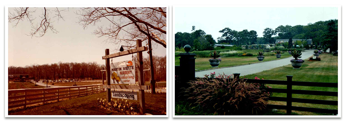 Left, Martin Viette 1982. Right, Martin Viette. 2011.